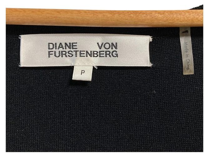 Autre Marque Strickkleid von Diane von Furstenberg Schwarz - Ansicht 9