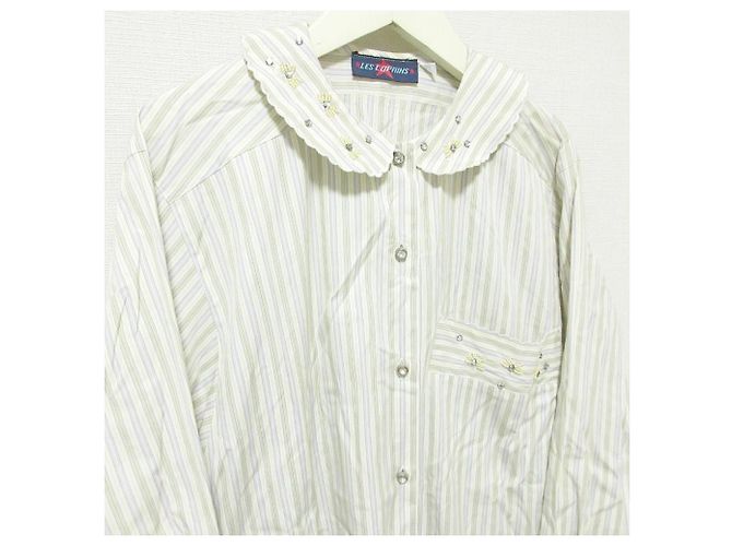 Autre Marque Camicia a Maniche Lunghe Les Copains Marrone Giallo - vista 4