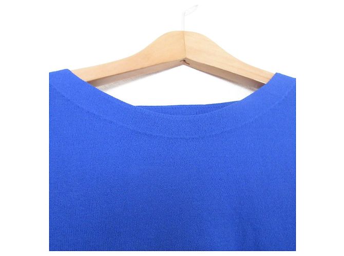 Autre Marque Der TOTALITE PULLOVER MIT DOLMANÄRMEL AUS FELL Blau - Ansicht 3