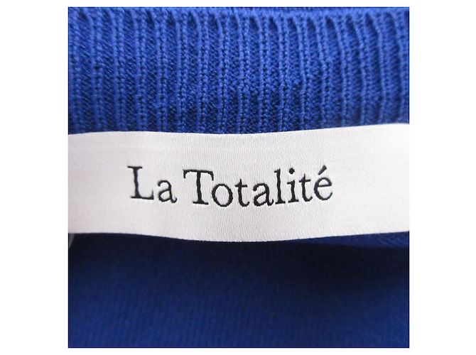 Autre Marque Der TOTALITE PULLOVER MIT DOLMANÄRMEL AUS FELL Blau - Ansicht 7