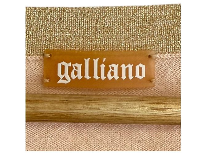Autre Marque Top de mezcla de cachemira John Galliano Rosa - vista 5