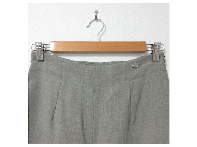 Autre Marque Flare Wollshorts FOXEY Grau - Ansicht 3