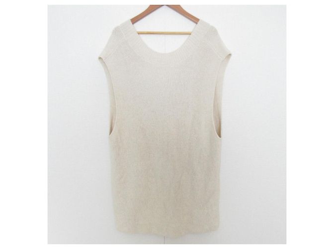 Autre Marque ETRE TOKYO Chaleco de punto suelto Beige - vista 2
