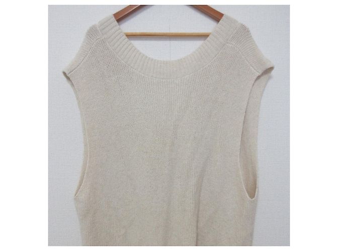 Autre Marque ETRE TOKYO Chaleco de punto suelto Beige - vista 4