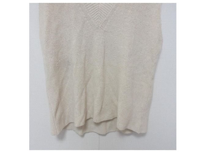 Autre Marque ETRE TOKYO Chaleco de punto suelto Beige - vista 5