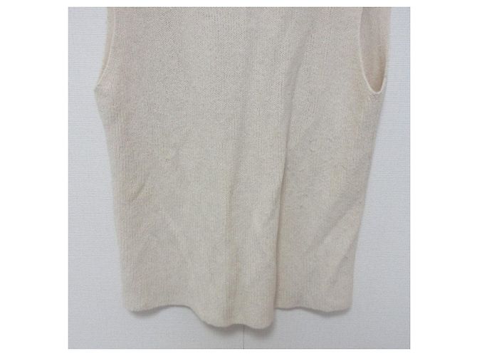 Autre Marque ETRE TOKYO Chaleco de punto suelto Beige - vista 6