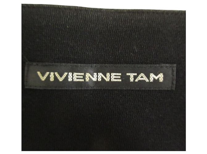 Autre Marque Vestido con estampado de flores VIVIENNE TAM Negro Verde - vista 15