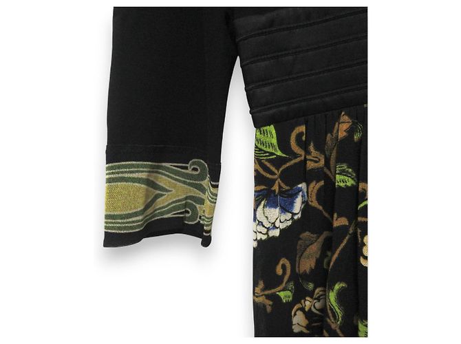 Autre Marque Vestido con estampado de flores VIVIENNE TAM Negro Verde - vista 6