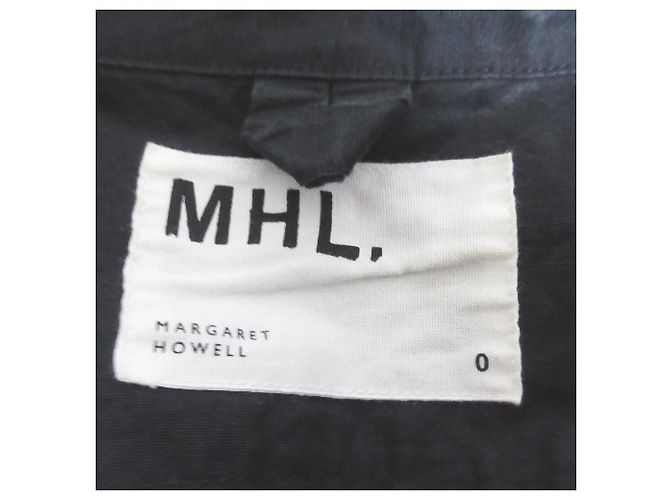 Autre Marque MHL. VESTIDO DE TRABAJO EN LINO DE ALGODÓN SECO Negro - vista 5