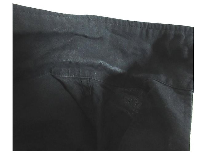 Autre Marque MHL. VESTIDO DE TRABAJO EN LINO DE ALGODÓN SECO Negro - vista 9