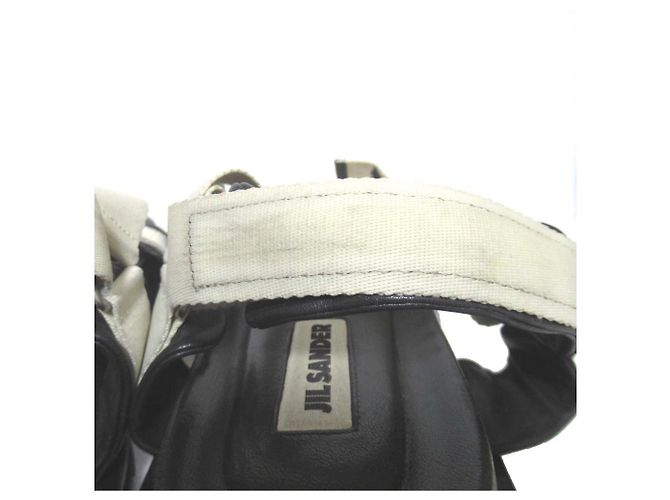 Sandali con piattaforma Jil Sander Nero Crudo - vista 10