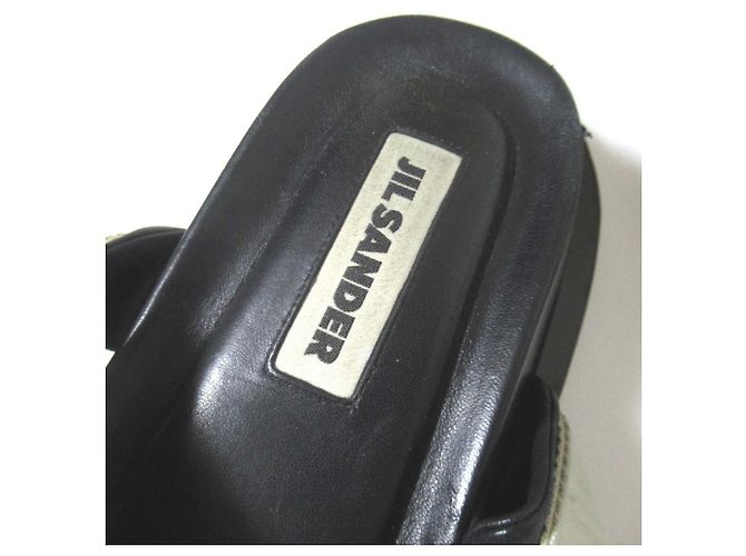 Sandali con piattaforma Jil Sander Nero Crudo - vista 11