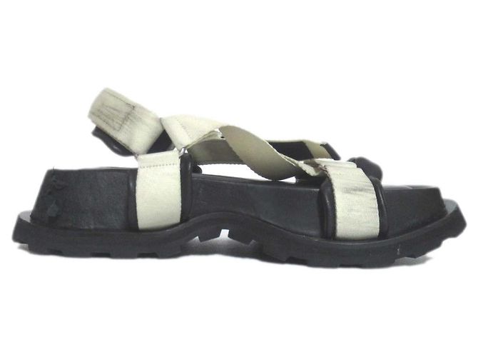 Sandali con piattaforma Jil Sander Nero Crudo - vista 3