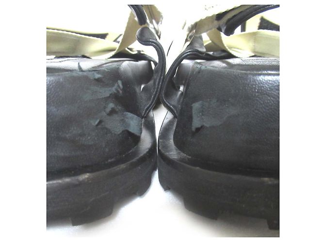 Sandali con piattaforma Jil Sander Nero Crudo - vista 5