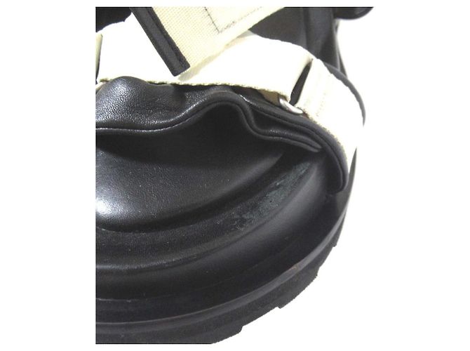 Sandali con piattaforma Jil Sander Nero Crudo - vista 8