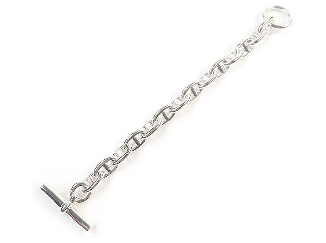 Hermès HERMES Bracciale Charm Chaine d'Ancre MM in Argento - vista 4