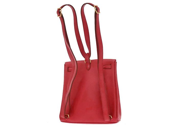 Hermès Zaino Hermes Kelly Ado Gulliver 20 Rosso - vista 2