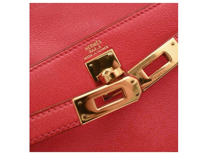 Hermès Zaino Hermes Kelly Ado Gulliver 20 Rosso - vista 4