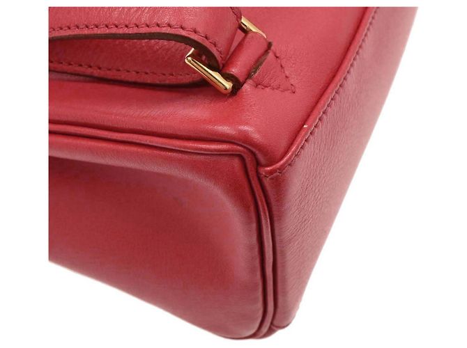 Hermès Zaino Hermes Kelly Ado Gulliver 20 Rosso - vista 6