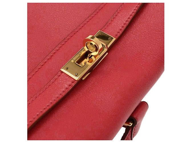 Hermès Zaino Hermes Kelly Ado Gulliver 20 Rosso - vista 7