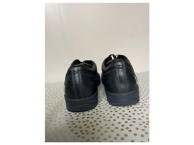 Sneakers Lanvin in pelle nere da uomo Nero - vista 5