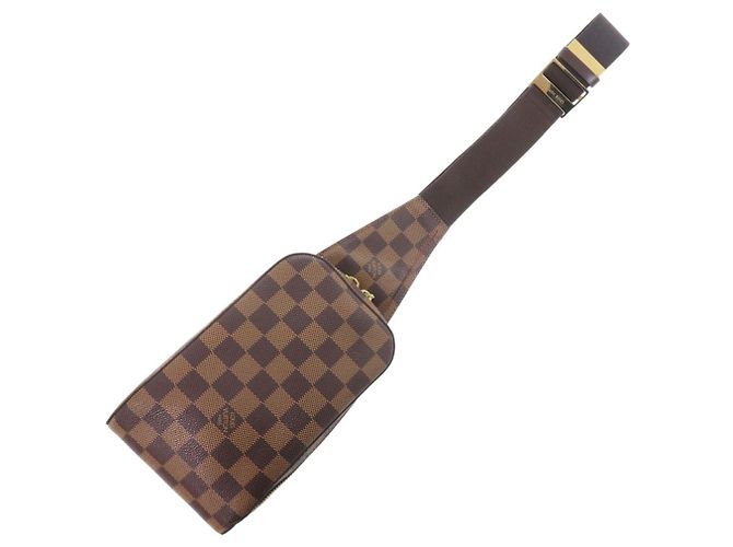 Borsa a tracolla Geronimos Damier Ebene Louis Vuitton - vista 2