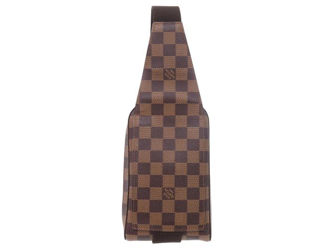 Borsa a tracolla Geronimos Damier Ebene Louis Vuitton - vista 3