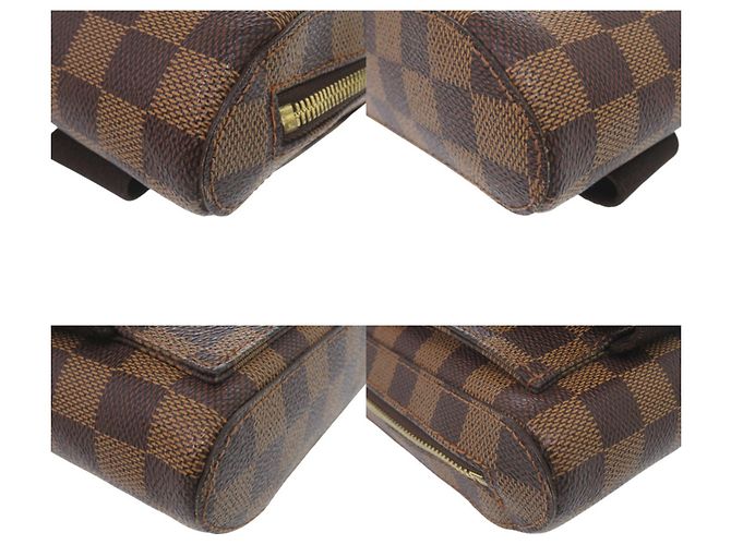 Borsa a tracolla Geronimos Damier Ebene Louis Vuitton - vista 4