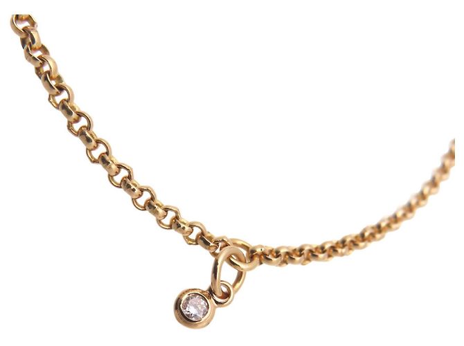 Bracciale charm Hermès Ex Libris PM in oro rosa 18K con diamanti - vista 4