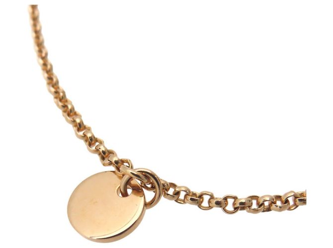 Bracciale charm Hermès Ex Libris PM in oro rosa 18K con diamanti - vista 5