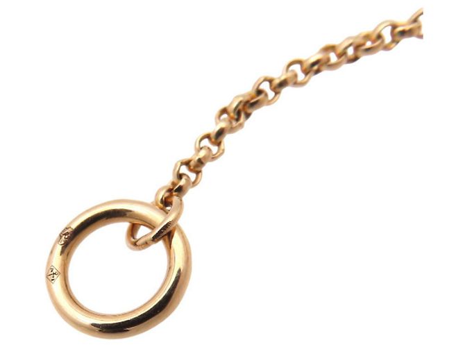 Bracciale charm Hermès Ex Libris PM in oro rosa 18K con diamanti - vista 7