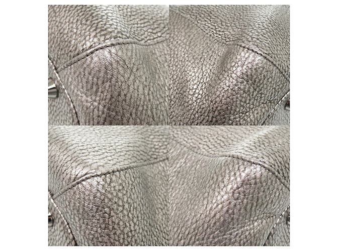 Borsa a spalla in pelle argento Jimmy Choo Nero - vista 3