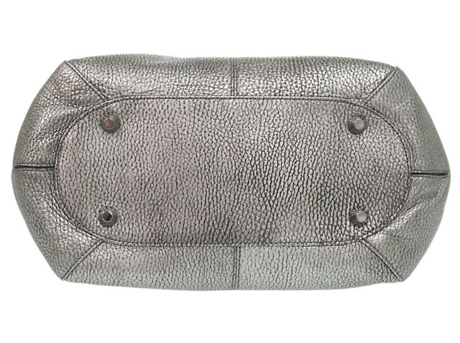 Borsa a spalla in pelle argento Jimmy Choo Nero - vista 4