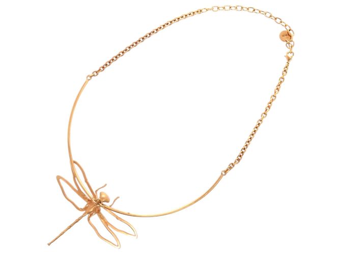 Collana Libellula Herbarium di Christian Dior D'oro - vista 4