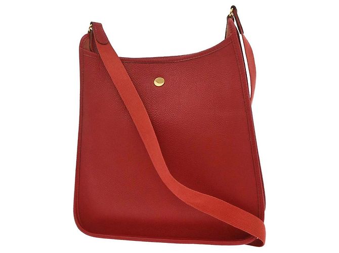 Hermès Hermes Vespa Bag Togo PM Red - view 2