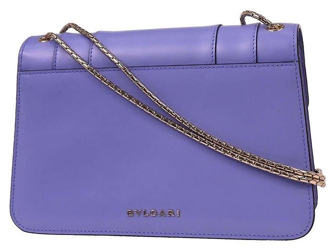 Bulgari Bvlgari Serpenti Forever Schultertasche aus Leder Medium Lila - Ansicht 2
