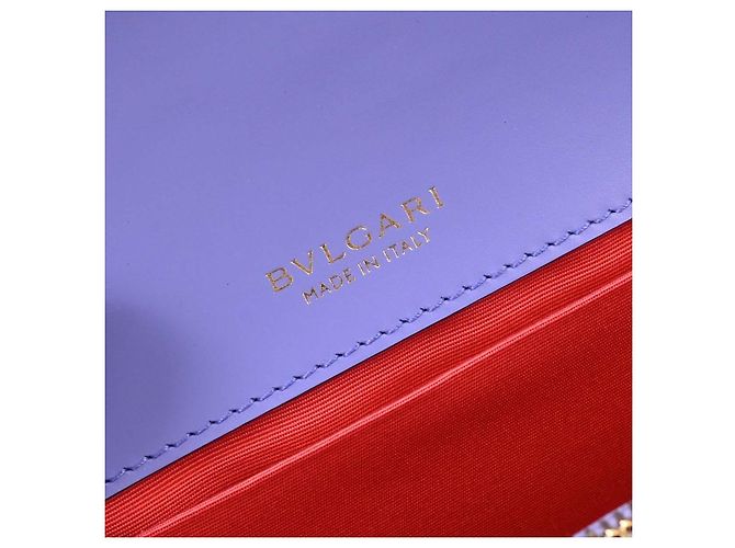 Bulgari Bvlgari Serpenti Forever Schultertasche aus Leder Medium Lila - Ansicht 4