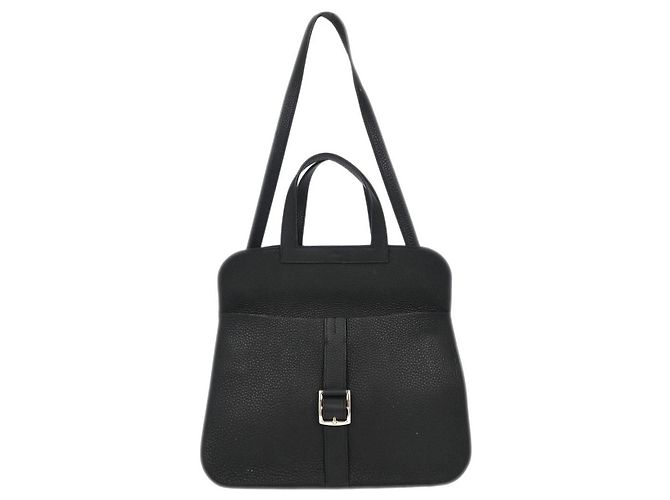 Hermès Halzan Tasche Clemence 31 Schwarz - Ansicht 2