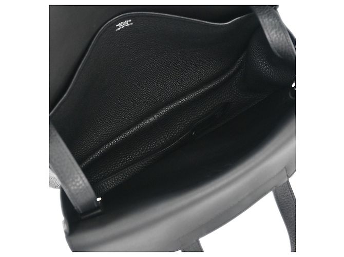 Hermès Halzan Tasche Clemence 31 Schwarz - Ansicht 4