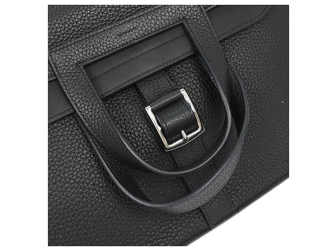Hermès Halzan Tasche Clemence 31 Schwarz - Ansicht 7