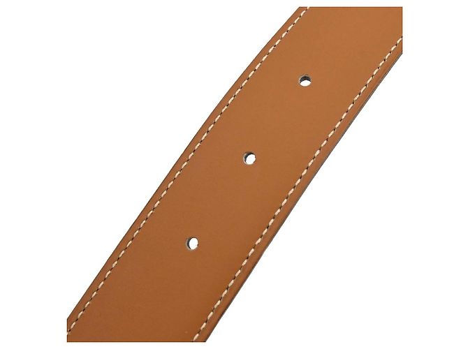 Hermès Constance Reversible Gürtel Leder Mittel Schwarz - Ansicht 5