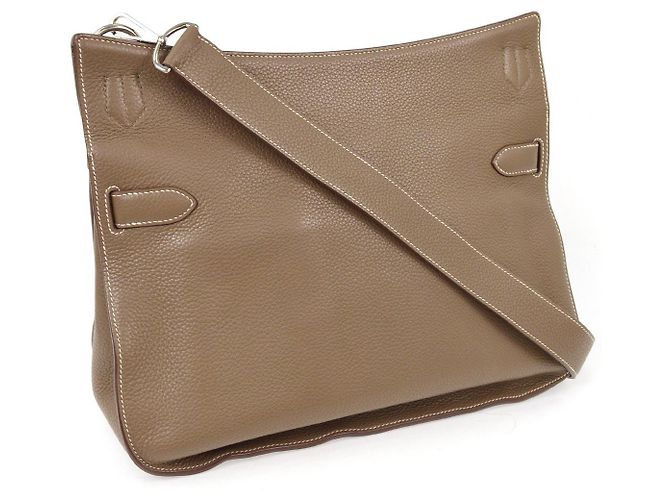 Borsa Jypsiere Hermès Clemence 37 Marrone - vista 2