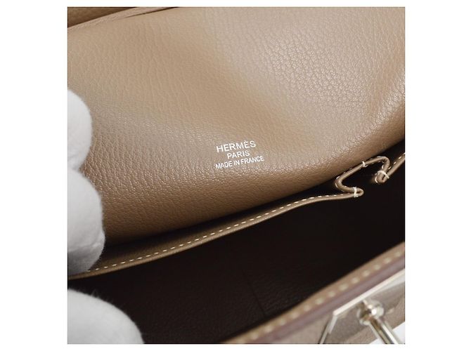 Borsa Jypsiere Hermès Clemence 37 Marrone - vista 4
