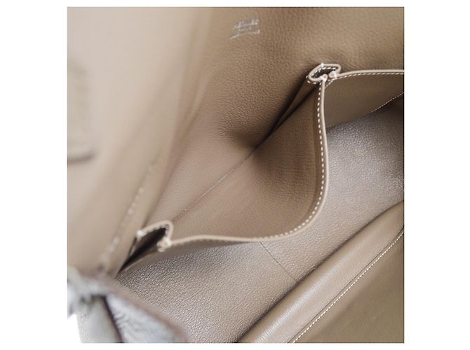 Borsa Jypsiere Hermès Clemence 37 Marrone - vista 7