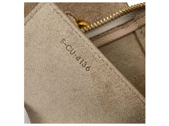 Belt Bag Céline Sac ceinture Celine en cuir de veau mini Beige - vue 5