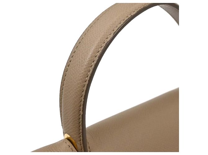 Belt Bag Céline Sac ceinture Celine en cuir de veau mini Beige - vue 6