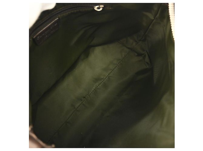Borsa a spalla Trotter in tela Christian Dior Marrone - vista 3
