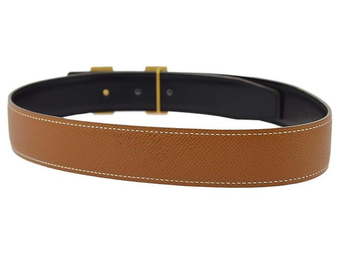 Hermès Hermes Constance Reversible Belt Leather Medium Brown - view 2