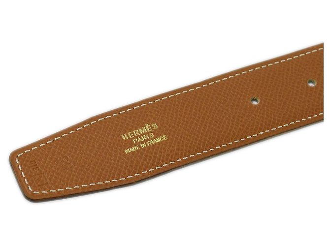 Hermès Hermes Constance Reversible Belt Leather Medium Brown - view 3