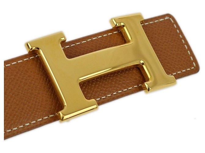 Hermès Hermes Constance Reversible Belt Leather Medium Brown - view 4